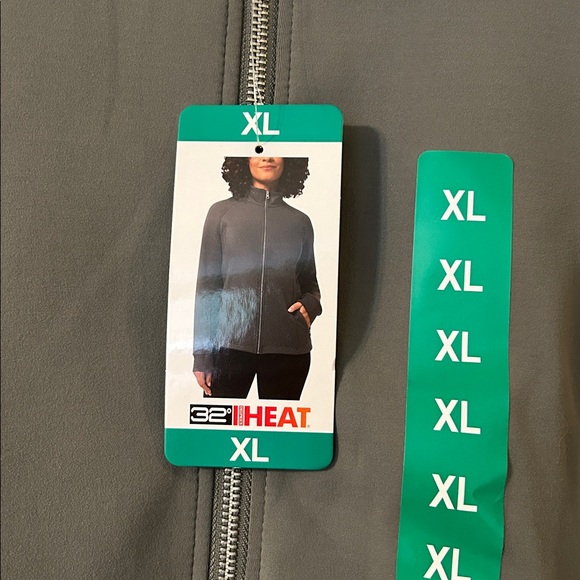 32 Degrees Gray Zip-Up Jacket XL - Picture 3 of 8